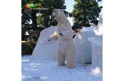 China Water Retardant Animatronic Polar Bear animals supplier