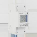 Digital single phase LCD din rail energy meter with /dual tariff energy meter