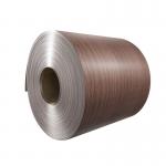 Oak Wood Grain Prepainted Aluminium Coil Wood Texture Aluminum Alloy Coil for sale