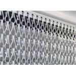 12x24mm Aluminum Chain Link Curtain Silver Color For Room Dividers for sale