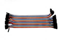 China 20cm Solderless Arduino Breadboard Jumper Wires Male To Female , 40pcs 1P-1P Pin supplier