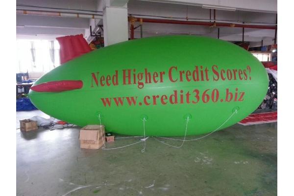 Giant flying inflatable blimp / flying advertising PVC inflatable blimp with logo