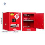 2 Shelves Acid Corrosive Storage Cabinets , Fireproof Chemical Storage Cabinet for sale
