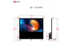 China Landscape 3840x2160 86in Touch Screen Lcd Kiosk Android4.2 supplier