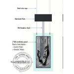 Transparent LED Display 43″ High Brightness Dual Screen Ceiling Installation