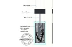 China Transparent LED Display 43″ High Brightness Dual Screen Ceiling Installation supplier