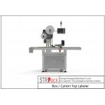 Box / Carton  Top Labeler Bottle Labeling Machine 380V for sale