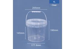 China Reusable Sealing 5 Gallon Translucent Bucket PP Plastic Food Safe Oem supplier