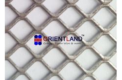 China Flattened Expanded Steel Mesh , Expanded Metal Diamond Mesh Rolls And Panels supplier