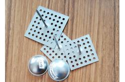 China SS Perforated Base Insulation Anchor Pins, Insulation Hangers With Dome Caps supplier