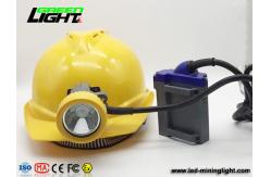 China 1.6W 216lum Rechargeable Led Miner Lamp 15000lux For Coal Mining supplier
