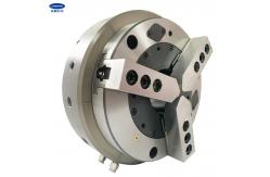 China High Speed Pneumatic Front Mount Chuck With Three Jaws supplier