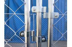 China Chain Link Steel Dog Kennel Outdoor Enclosure Exercise Pen Run With Cover supplier