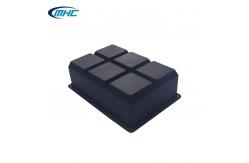 China 6 Cavities Silicone Ice Mold Stocked Ball Shaped Ice Cube Tray Customized supplier