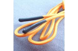 China Round Shape Polyester Silicone Dipping 6mm Drawstring Cord supplier
