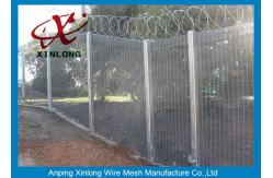 China Anti - Destroy Security Perimeter Fencing , Security Mesh Fence For Military Base supplier