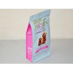 Matte Aluminum Foil 8 Side Seal Pet Dog Food Pouch Packaging With Zipper