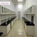Customizable White  Chemistry Lab Bench  Laboratory Casework for Specific Requirements for sale