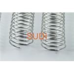 Metallic Silver Color 4.8mm 3/16'' Metal Binding Spines for sale