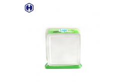 China Strong Reusable Small Square Plastic Containers Sturdy Scratch Resistant supplier