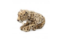 China Skin Friendly 50cm Simulation Jaguar Plush Toys supplier