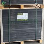1200grs 1600grs Super Smooth Black Cardboard 70cm x 100cm for Rigid Boxes for sale