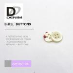 Natural White Butterfly Shell Shirt Buttons , Mother Of Pearl Suit Buttons for sale