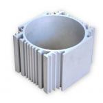 Anodized Aluminum Extrusion Profiles Electrical Cover / Aluminium Electric Motor Shell for sale