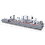 Corrugated Paper Box Making Machine Carton Folding Gluing Machine 300M/Min for sale