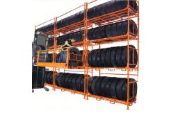 China Folding Rack Pallet Stacking Frames Warehouse Pallet Stacking Tire Storage Stacking supplier