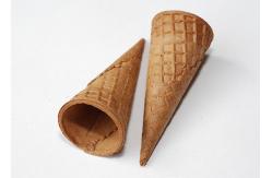 China Caramel Colour Sugar Cones 118mm 120mm Height With 22 ° Angle supplier