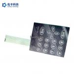 OEM ODM Membrane Switch Keyboard 3M468 3M9080 3M9448 Rear Adhesive for sale
