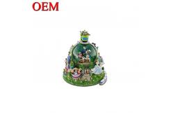China custom Light Up Water Globe OEM Movie Princess Snow Globe Toys With Music supplier