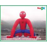 Advertising Inflatable Ceremony Inflatable Cartoon Characters , Wind-Resistant Height 10m Inflatable Spinder Man for sale