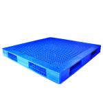 Durable Blue Reusable Plastic Pallets With Virgin HDPE / Recycled PP for sale