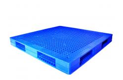 China Durable Blue Reusable Plastic Pallets With Virgin HDPE / Recycled PP supplier