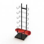 Flooring Stand Display yoga mat hanging rack 6 shelves 12 Layers for sale