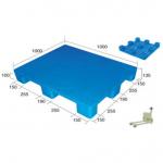 Moisture Proof Single Faced EPP Pallet Recyclable 1200*1000*150mm Euro Plastic Pallet for sale