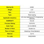 Original NSK 22306 Steel Spherical Roller Bearing With Two Inner Ring Raceways