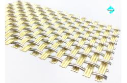 China Architectural Mesh In Stainless Steel, Metal Mesh with Woven Pattern 3.7m L supplier