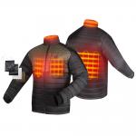 Custom Heating Zones USB Electric Heated Fleece Jacket Winter 5v 7.4v for sale