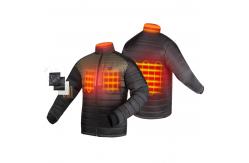 China Custom Heating Zones USB Electric Heated Fleece Jacket Winter 5v 7.4v supplier