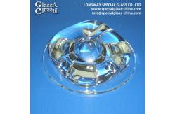 China OEM Durable Clear Surface Pyrex 3.3 Borosilicate Street Light Led Lens supplier