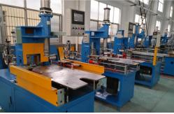 China 1860 Taping Cable Cutting And Coiling Machine For Security Cable 350mm supplier
