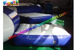 China Plato Durable Inflatable Water Toys Jumping Trampoline With Small Platform supplier