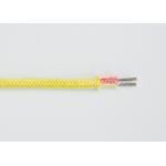 Copper / Constantan Type T Thermocouple Extension Wire With Fiberglass PVC PTFE Insulation for sale