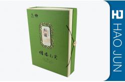 China Green Cardboard Gift Boxes With Botton , Luxury Packaging Boxes Matt Silk Printing supplier