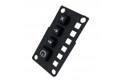 China Custom Waterproof Film Conductive Silicone Rubber Keyboard supplier