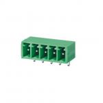 Right Angle Pin 3.5 / 3.81 Screwless Terminal Block Plug In Type for sale