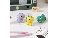 China Mini Kids Pencil Sharpener Stationery Cute Manual Pencil Sharpener Silicone Stationery supplier